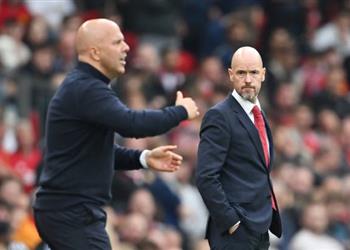 بسبب محمد صلاح كومان آرني سلوت كان محظوظا في الفوز على مانشستر يونايتد