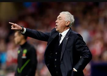 أنشيلوتي يعلن إصابة كورتوا ولاعب ريال مدريد بعد مواجهة أتلتيكو مدريد