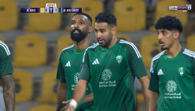 هدف رياض محرز في مرمي الوصل بدوري ابطال اسيا