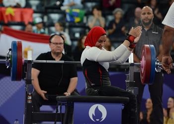 رحاب رضوان ت حرز الذهبية الثانية لمصر في دورة الألعاب البارالمبية