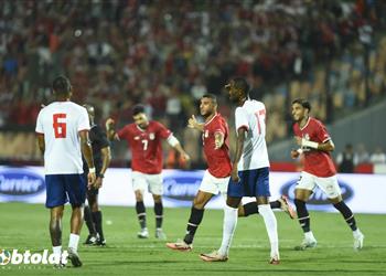فيديو عمر مرموش ي سجل هدف مصر الثاني أمام الرأس الأخضر