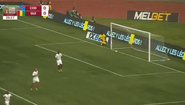 هدف فوز جمهورية الكونغو الرائع علي غينيا 1 0 تصفيات كأس امم افريقيا