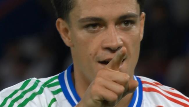 هدف ايطاليا الثالث في مرمي فرنسا بدوري الامم الاوروبية