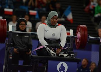 الميدالية السادسة صفاء حسن تتوج ببرونزية رفع الأثقال في بارالمبياد باريس