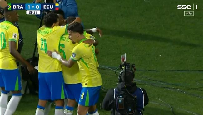 هدف فوز البرازيل علي الاكوادور 1 0 تصفيات كأس العالم
