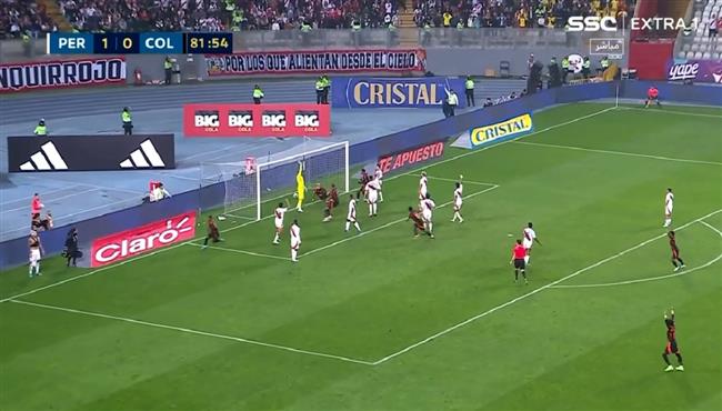اهداف مباراة بيرو وكولومبيا 1 1 تصفيات كأس العالم