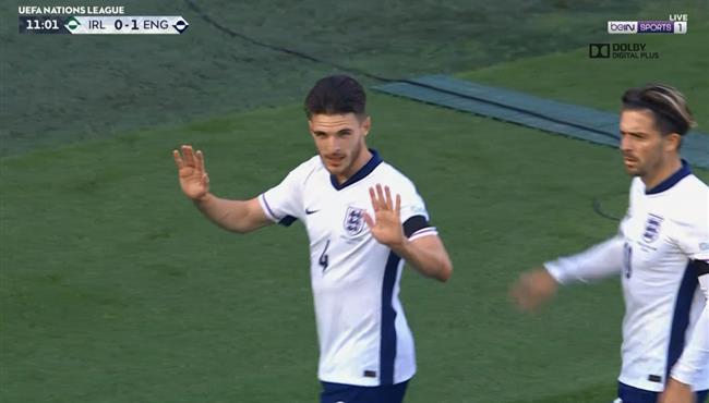 هدف ديكلان رايس في مرمي ايرلندا بدوري الامم الاوروبية ويعتذر للجماهير