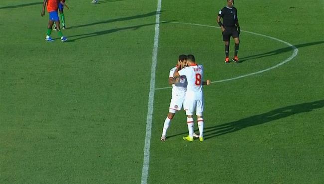 هدف محمد علي بن رمضان في مرمي جامبيا بتصفيات كأس امم افريقيا