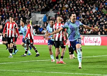 فيديو آرسنال يتجاوز برينتفورد بثلاثية في الدوري الإنجليزي