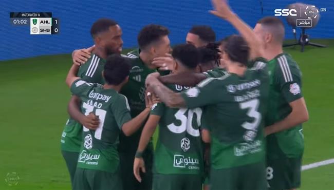 اهداف مباراة الاهلي والشباب 3 2 الدوري السعودي