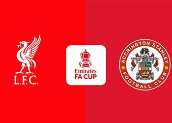 موعد والقناة الناقلة لمباراة ليفربول وأكرينجتون ستانلي اليوم في كأس الاتحاد الإنجليزي
