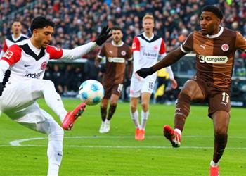 فيديو ماذا قدم عمر مرموش في مباراة فرانكفورت وسانت باولي بـ الدوري الألماني