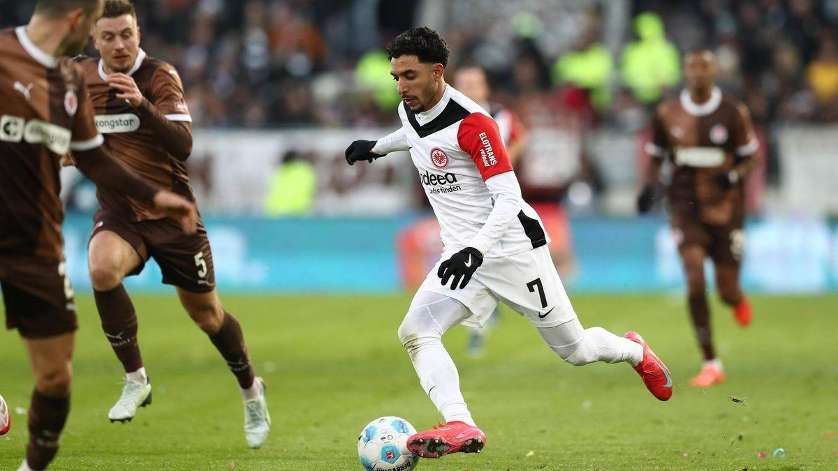 تقييم عمر مرموش في مباراة فرانكفورت وسانت باولي بـ الدوري الألماني