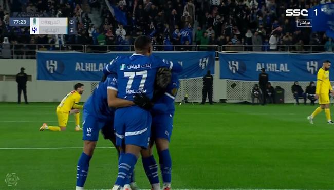 اهداف مباراة الهلال والعروبة 5 0 الدوري السعودي