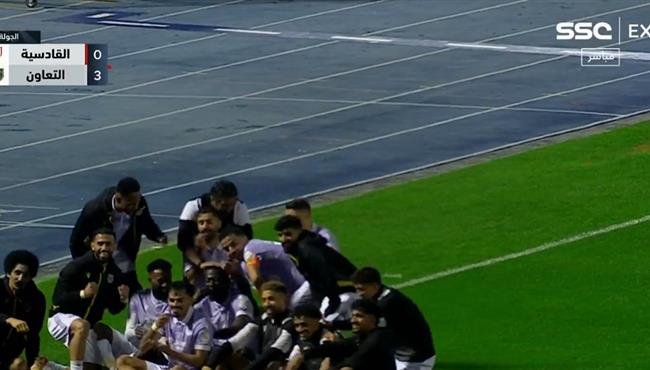 اهداف مباراة التعاون والقادسية 3 0 الدوري السعودي