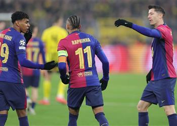 فيديو رافينها يسجل هدف برشلونة الثالث أمام ريال مدريد