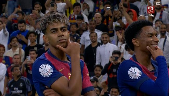 هدف لامين يامال الرائع في مرمي ريال مدريد بنهائي كأس السوبر الاسباني