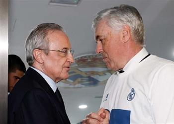 أول رد فعل من بيريز بعد السقوط المدوي لـ ريال مدريد أمام برشلونة في السوبر الإسباني