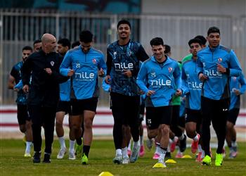 مران الزمالك انتظام الجزيري وإشادة وطلب من جروس