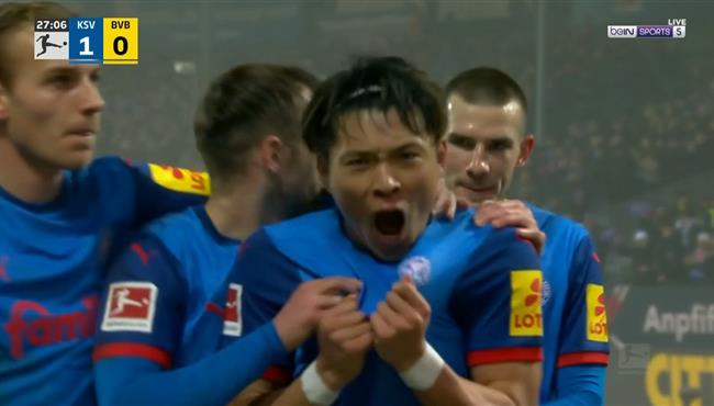 اهداف مباراة بوروسيا دورتموند وهولشتاين كيل 2 4 الدوري الالماني