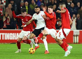 تقييم محمد صلاح في مباراة ليفربول ونوتينجهام فورست بـ الدوري الإنجليزي