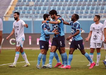 فيديو علي جبر ي سجل هدف بيراميدز الأول أمام غزل المحلة