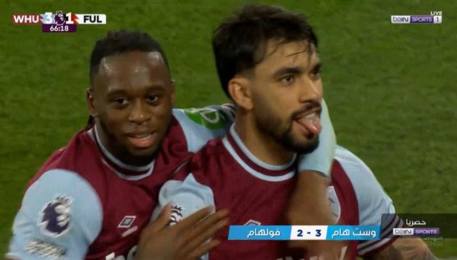 اهداف مباراة وست هام وفولهام (3-2) الدوري الانجليزي