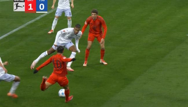 هدف ليروي ساني الصاروخي في مرمي هوفنهايم بالدوري الالماني