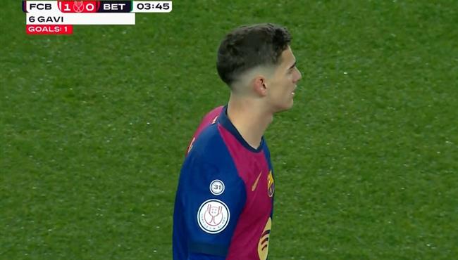 هدف جافي في مرمي ريال بيتيس بكأس ملك اسبانيا