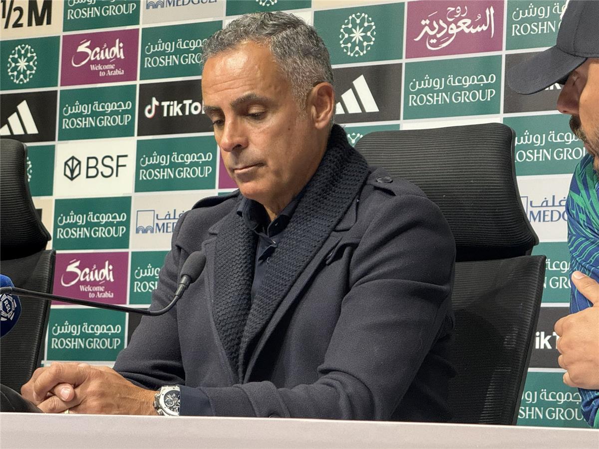 جوميز في المؤتمر الصحفي لمباراة الهلال