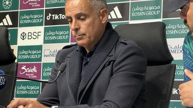 جوميز في المؤتمر الصحفي لمباراة الهلال