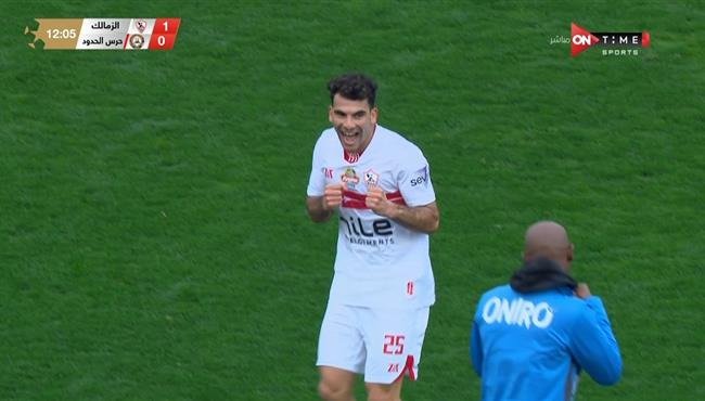 هدف احمد سيد زيزو الاول في مرمي حرس الحدود بالدوري المصري