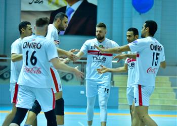 الزمالك يفوز على السيب العماني في افتتاح مشواره بالبطولة العربية لكرة الطائرة