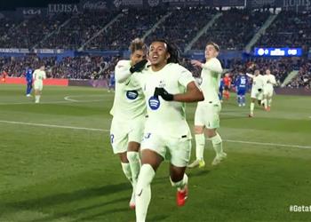 فيديو كوندي يسجل هدف برشلونة الأول أمام خيتافي