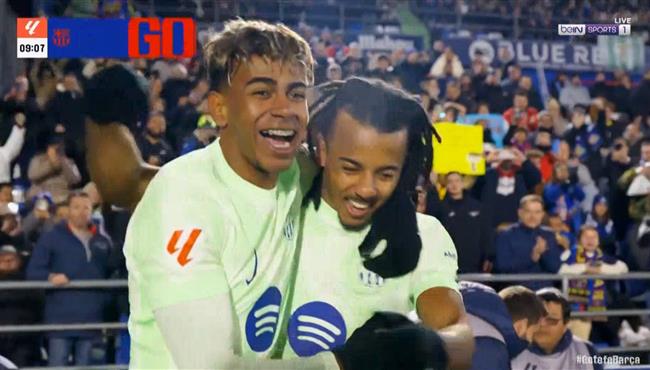 اهداف مباراة برشلونة وخيتافي 1 1 الدوري الاسباني