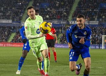 فيديو سقوط في مدريد برشلونة يتعثر بتعادل محبط مع خيتافي بالدوري الإسباني