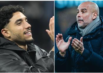 جوارديولا يوجه رسالة صادمة لـ عمر مرموش قبل انتقاله إلى مانشستر سيتي