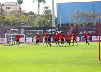 مران الاهلي جلسة بين كولر واللاعبين وظهور يحيى عطية الله