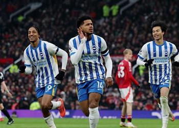 فيديو مانشستر يونايتد يسقط بثلاثية أمام برايتون في الدوري الإنجليزي
