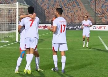 فيديو مصطفى شلبي ي سجل هدف الزمالك الأول أمام إنيمبا