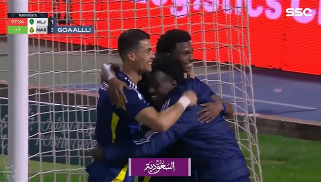 ملخص مباراة النصر والخليج 3 1 الدوري السعودي