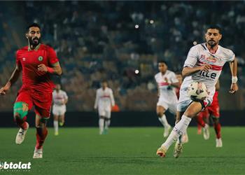 رجل مبارة الزمالك ومودرن سبورت في الدوري المصري