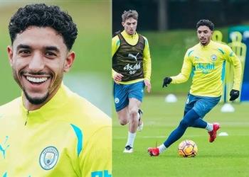 لا يستطيع الانتظار فيديو عمر مرموش يسجل هدف ا رائع ا في تدريبات مانشستر سيتي