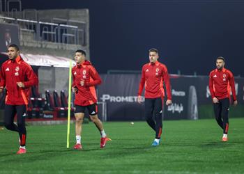 مران الأهلي الظهور الأول لـ جراديشار والعش استعداد ا لمباراة بيراميدز