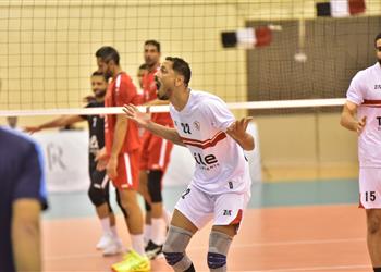 بثلاثية نظيفة الزمالك يهزم الأهلي ويتوج بلقب البطولة العربية لكرة الطائرة