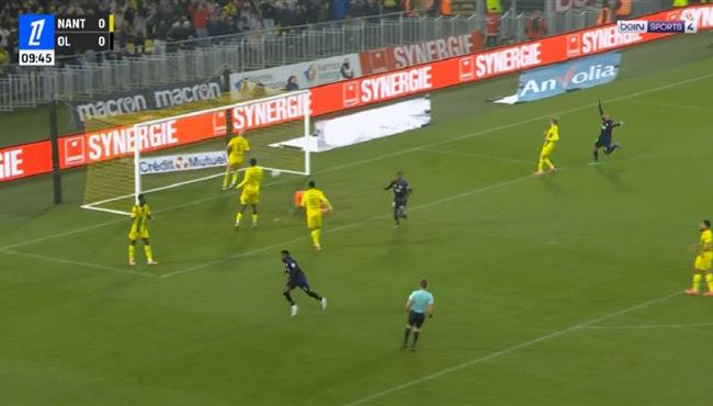 اهداف مباراة نانت وليون 1 1 الدوري الفرنسي