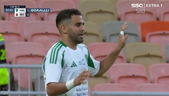 هدف رياض محرز الرائع في مرمي الرياض اسيست ميندي