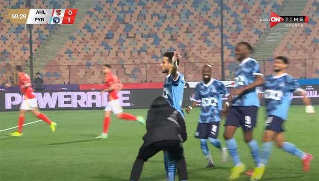 هدف مصطفي فتحي في مرمي الأهلي بالدوري المصري