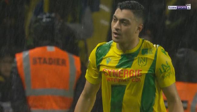 ملخص لمسات مصطفي محمد في مباراة نانت وليون بالدوري الفرنسي
