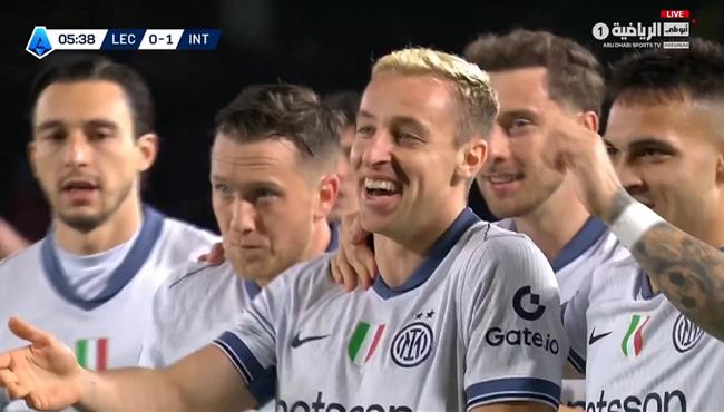 اهداف مباراة انتر ميلان وليتشي 4 0 الدوري الايطالي